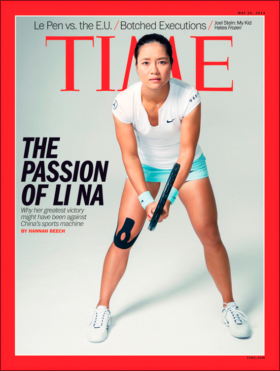 Li Na to Grace the Cover of Time Magazine a Second Time 