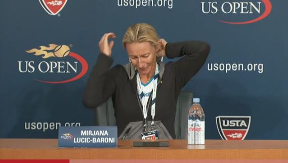 Video: Mirjana Lucic-Baroni Breaks Down in Tears During Presser 