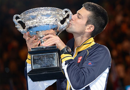 Novak Djokovic wins Australian Open, 2013