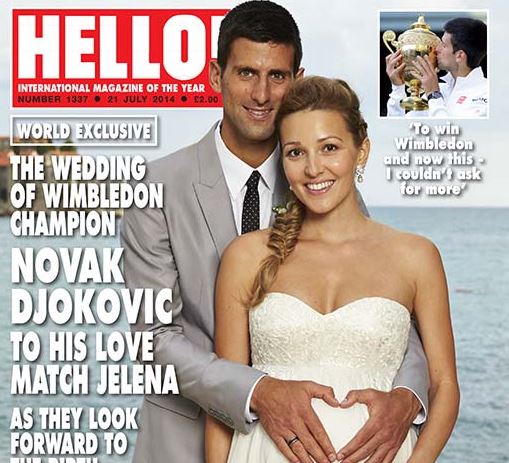First Picture of Recently Wed Novak Djokovic and Jelena Ristic Released  