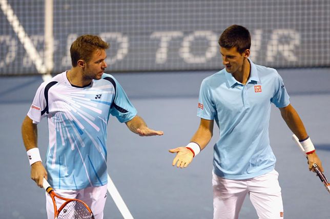Novak Djokovic and Stan Wawrinka