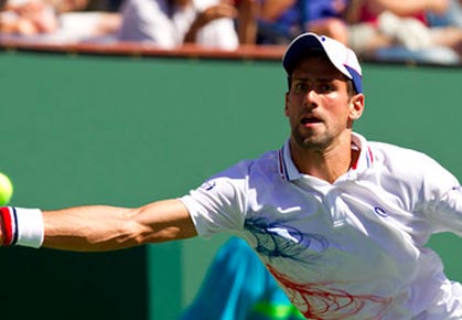 Novak Djokovic is through to the third round at the 2012 US Open