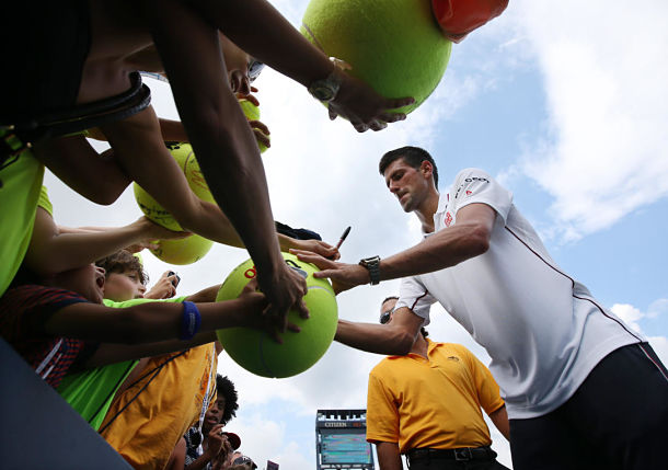 Novak Djokovic 2014 US Open Day 8
