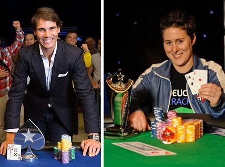 "King of Clay" Will Clash with "Queen of Poker" in Monte Carlo 