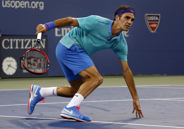 Roger Federer US Open 2014 Day 7