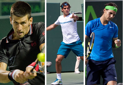 Roger Federer - Rafael Nadal - Novak Djokovic