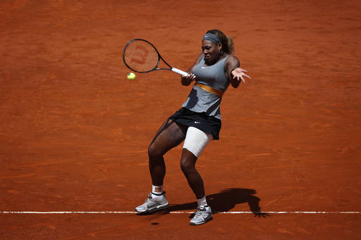 Serena Williams Forehand Madrid 2014