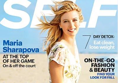 Maria Sharapova Graces Self Magazine's September Cover 