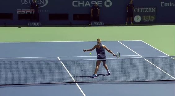 Video: Azarenka Makes Spectacular Recovery from Let Cord Danger 