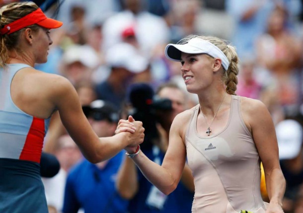Wozniacki beaths Sharapova US Open