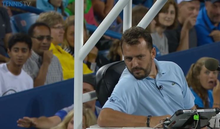 Watch: Umpire Dumusois Gives Andy Murray Death stare 