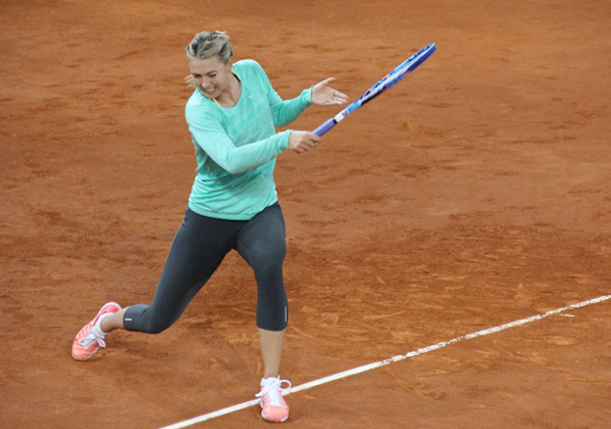 Video: Sharapova Aims for Red Clay Rebound 