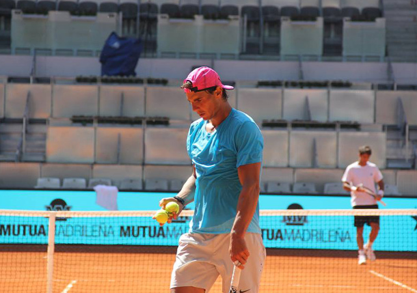 Video: Rafael Nadal's Madrid Practice 