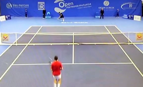 Nicolas Mahut Breaks out Circus Tricks at St. Brieuc Challenger  