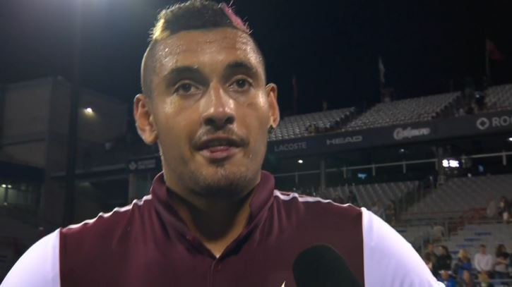 Kyrgios’ Lewd, Incendiary Remarks Go Viral on Twitter 