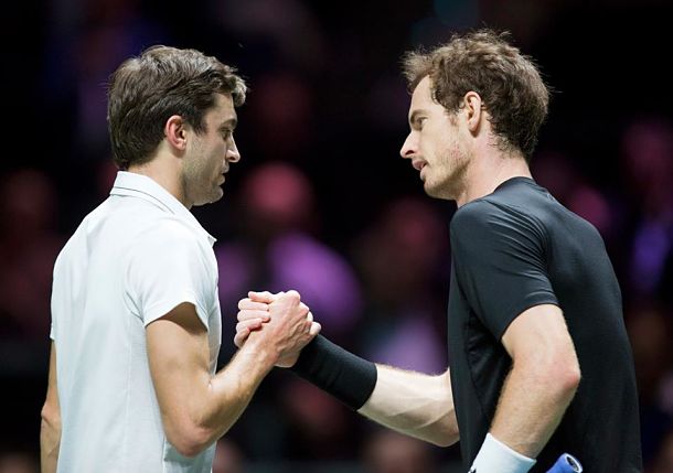 Andy Murray and Gilles Simon, Rotterdam