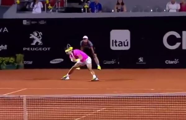 Video: Nadal’s Jaw-Dropping Backhand Pass  