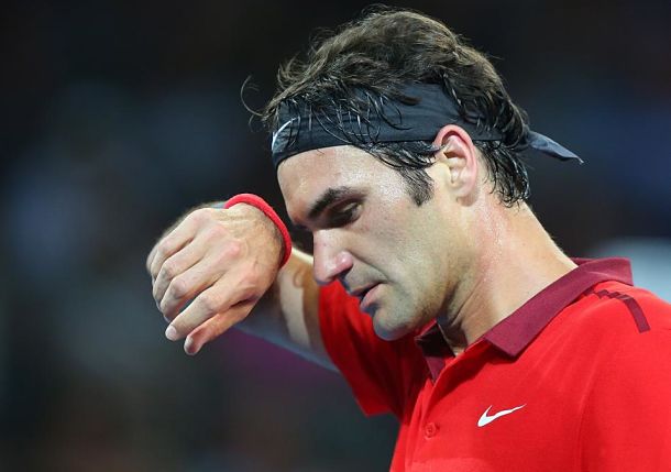 GIF: Federer's Gorgeous Flick Backhand Winner in Brisbane 
