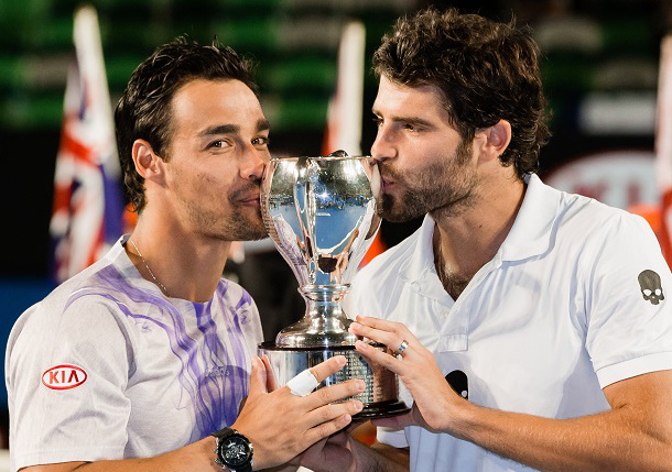 Video: Bolelli, Fognini Win Doubles Title and Apology From Officials 