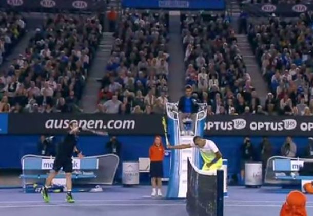 Video: Kyrgios Gets Cute on Ruthless Murray 