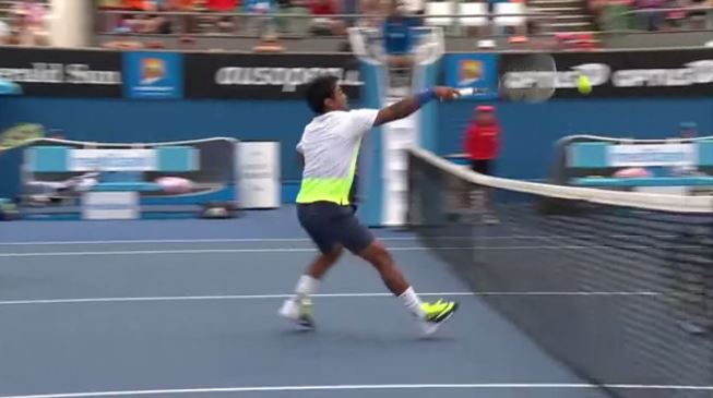 Video: Wicked Spin Fools Leander Paes in Mixed Doubles Match 