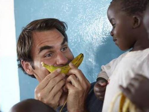 Federer Visits Malawi to Launch Children’s Program  