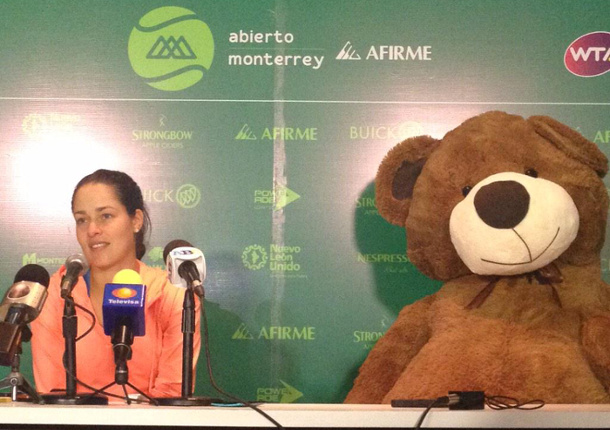 Bear With Me: Ana Ivanovic's Wild Week in Monterrey 