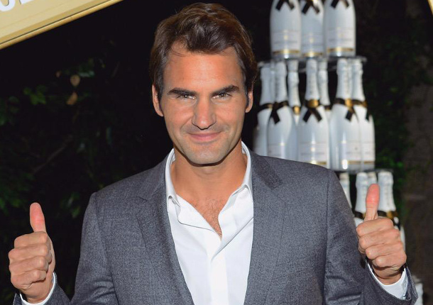 Video: Federer's Champagne Celebration 