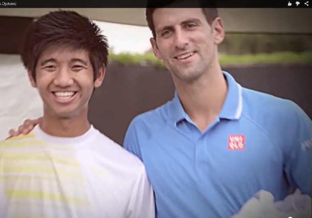 Video: Djokovic Plays a Fan—Who Pulls Off a Trick Shot Against World No. 1 