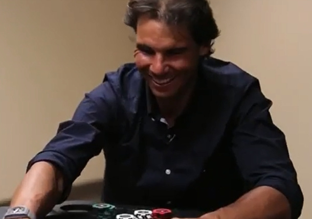 Video: Rafael Nadal Plays Poker vs. Pros at Indian Wells 
