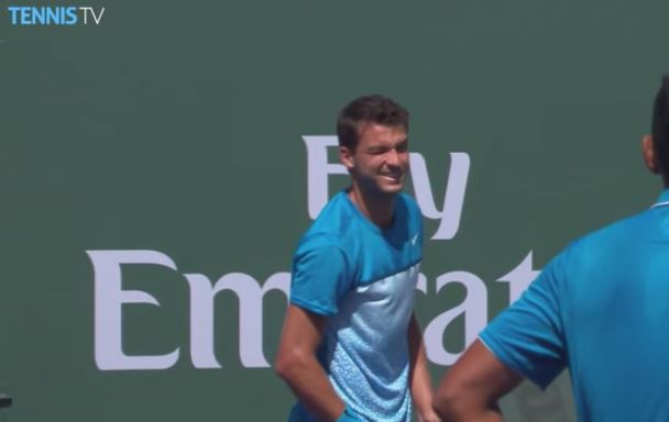 Video: Dimitrov Gives Kyrgios a Wink after Dazzling Him 