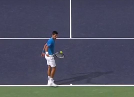 Vine: Djokovic's Magically Soft Hands  