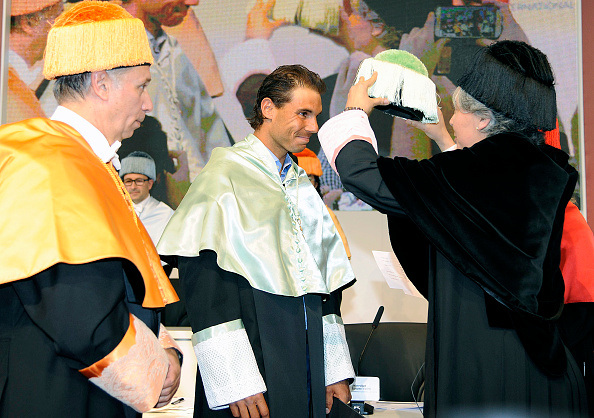 Rafael Nadal Given Honorary Degree in Madrid 