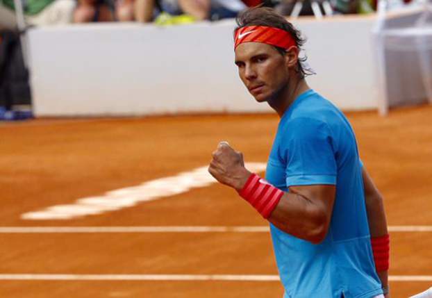 Video: Rafa's Electrifying Spinning High Backhand Volley 
