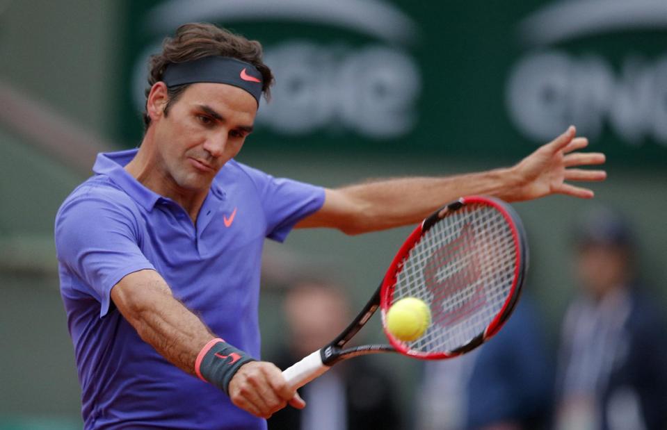 Federer Roland Garros round of 16