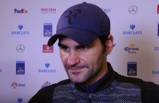 Video: Federer on Challenges of Facing Djokovic, and Scruff 