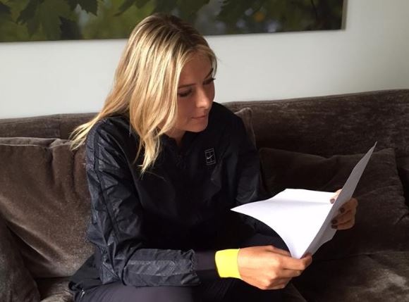 Maria Sharapova Working on Autobiography, Due out in 2017 