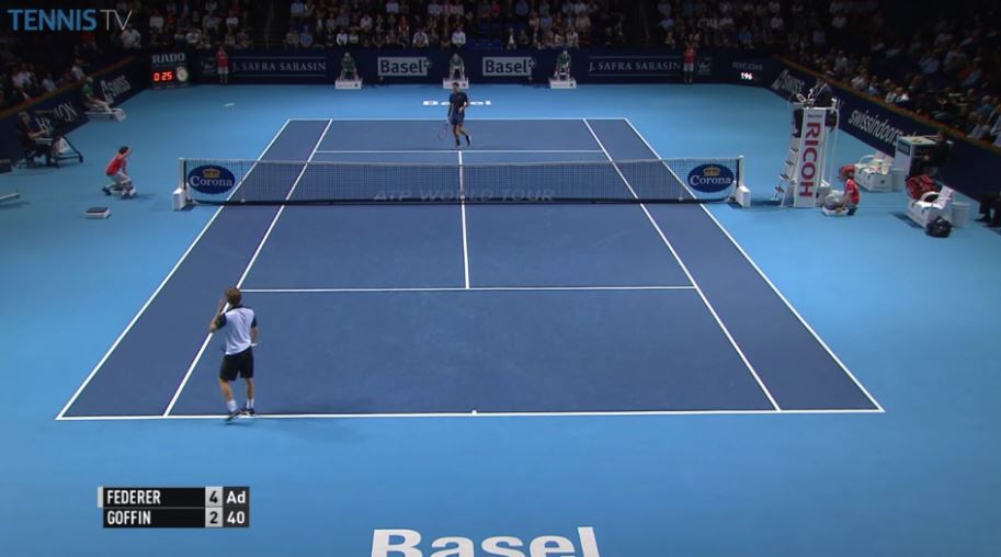 Assist, Federer: Ball Kid Makes Nice Catch in Basel  