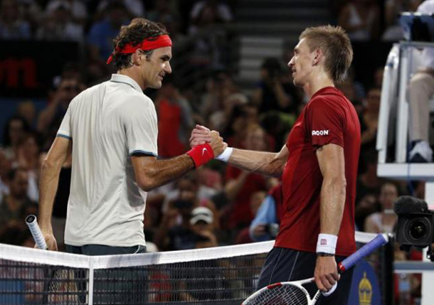 Video: Nieminen Says Goodbye to Tennis on Home Soil with Federer 