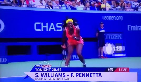 Epic Fail by Eurosport Pits Pennetta-Williams in the Final  