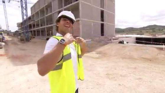 Video: Rafael Nadal Gives Tour of His New Academy, Which is Under Construction 