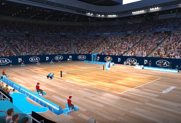 Watch: Australian Open Goes Wood 