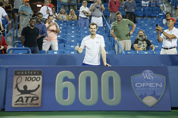 Andy Murray 600 Sign