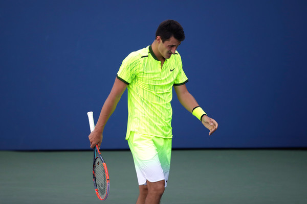Tomic Goes Off the Deep End Again at U.S. Open  