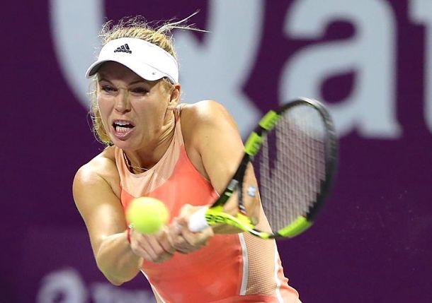 Wozniacki Ends Match With Injury in D.C.  