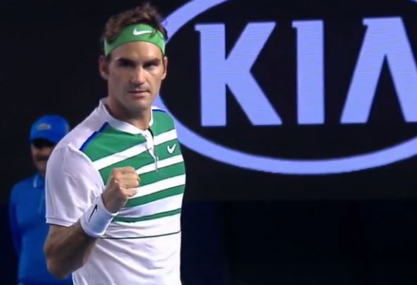 Roger Federer Played the Point of the Aussie Open vs. Novak Djokovic on Thursday  