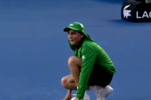 Video: Ballboy Outshines Federer with Stunning Grab  