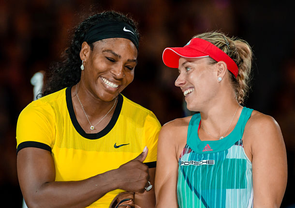 Serena Williams and Angelique Kerber 