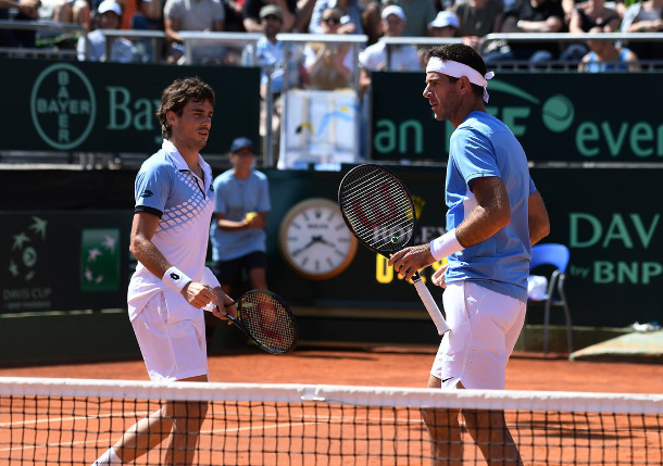 Argentina Wins Doubles, Leads Italy 