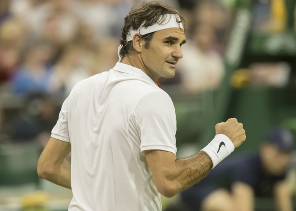 Federer Fights Off Three Match Points for 40th Major Semifinal 